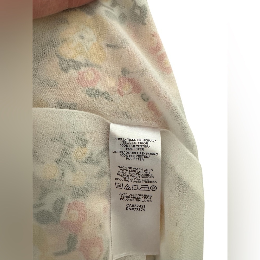 Ann Taylor Loft Floral Spaghetti Strap Top - Picture 5 of 6